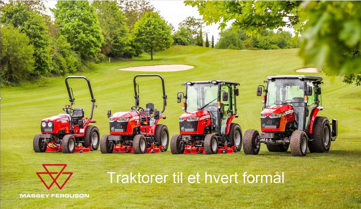mf golftraktorer