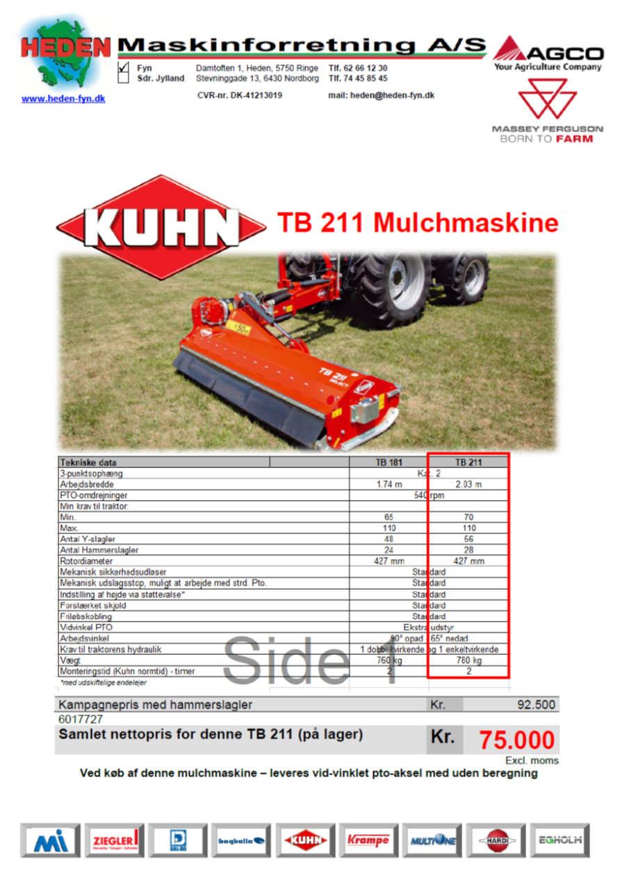 kuhn tb 211-6017727