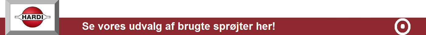 hardi - brugte sprøjter