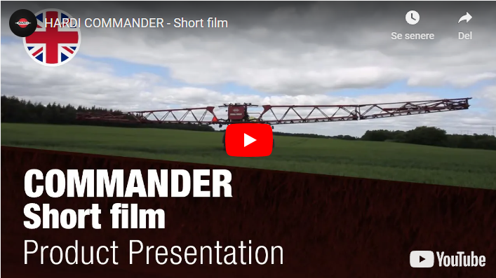 hardi commander video