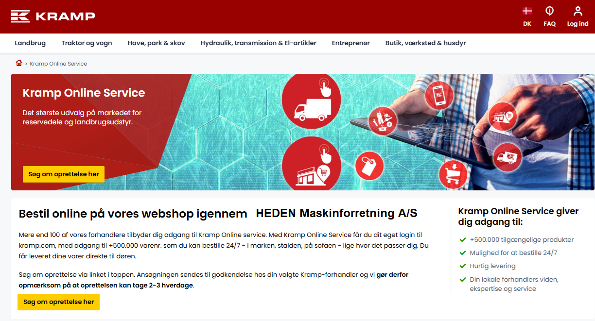 kramp on-line
