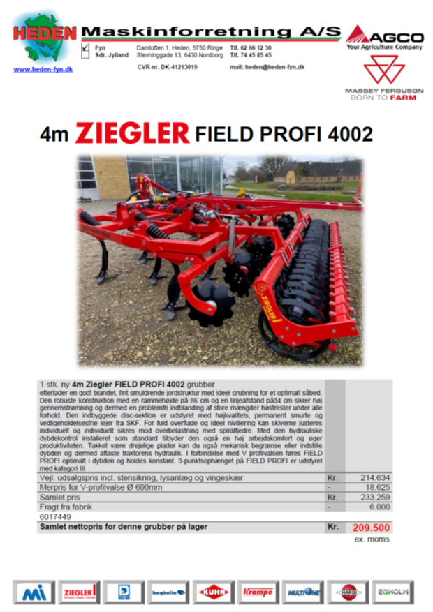 ziegler field profi - 6017449