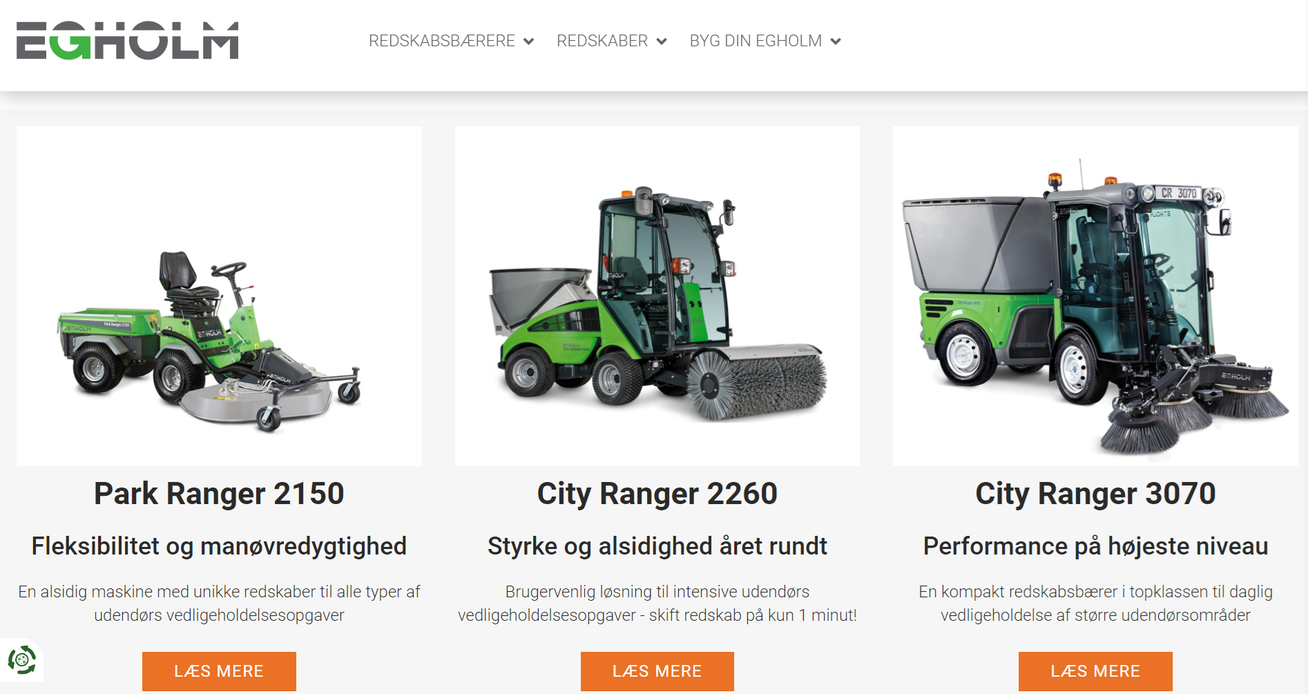 egholm redskabsbærer program