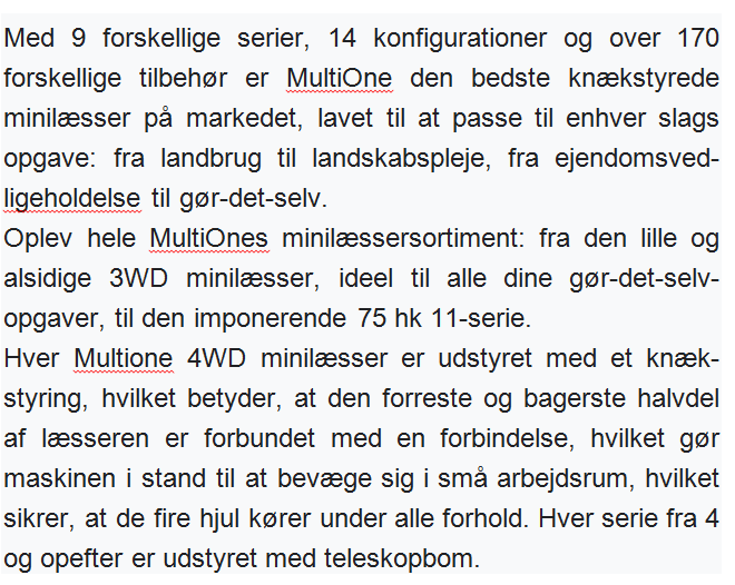 multione tekst