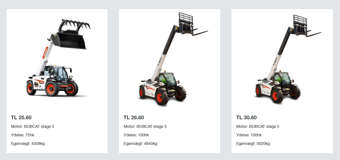 bobcat teleskoplæssere