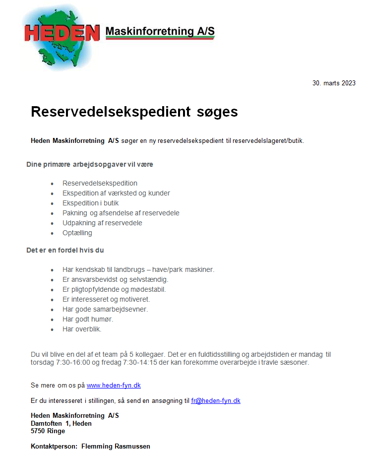 reservedelsekspedient